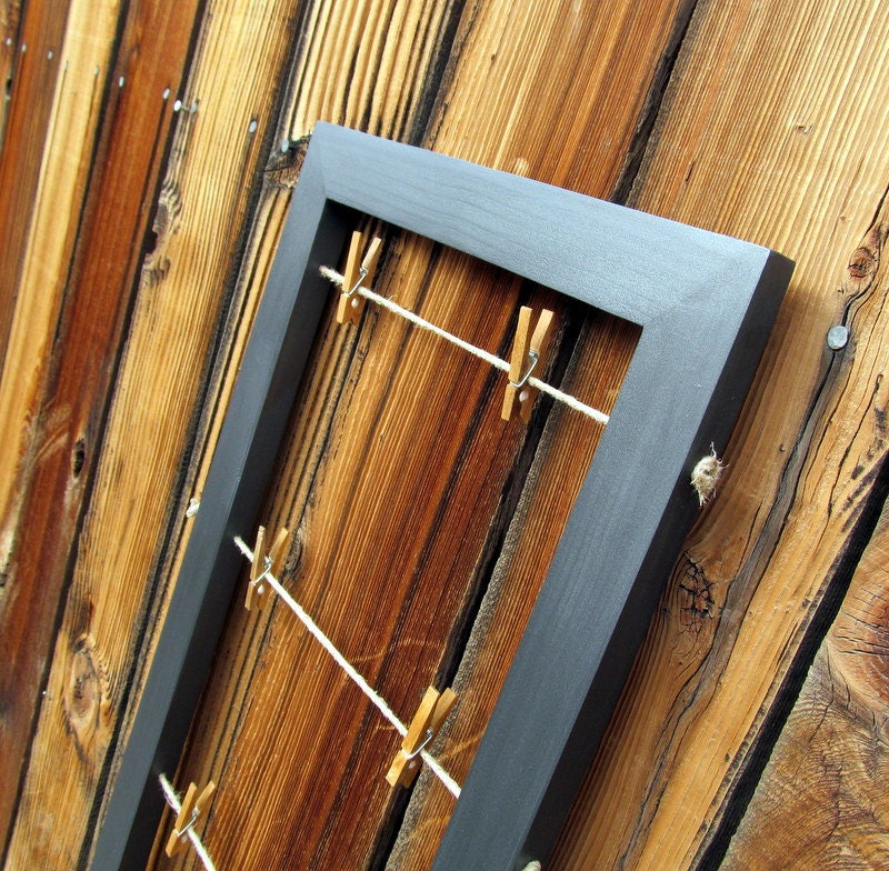 5x7 holds 4 Picture Collage Frame  Black Glaze Black Metallic modern farmhouse Wood Picture Frame No Glass Picture Frame