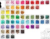 8 Inch Zippers (10) Pieces YKK Mix and Match - Choose from over 50 bright light dark and neutral colors