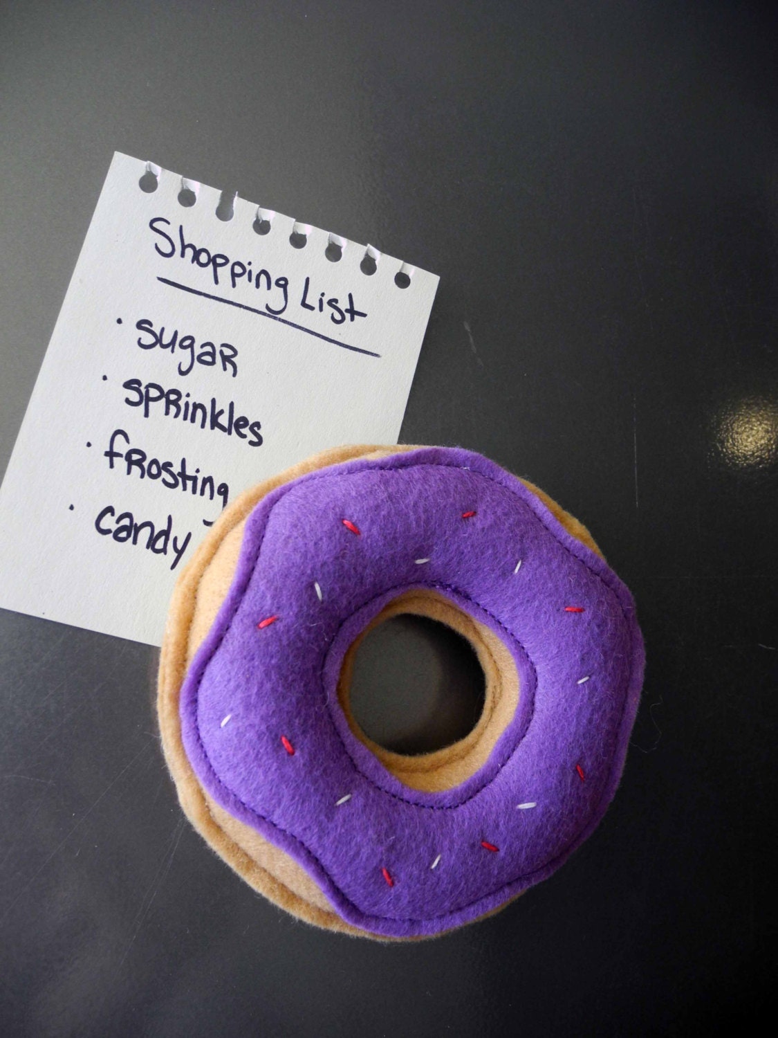 Donut Magnet - I love you like a fat kid loves cake donuts - Valentine's Magnet