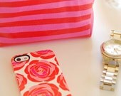 Personalized iPhone Case - Monogram iPhone Case - BOLD FLORAL Collection, choice of color