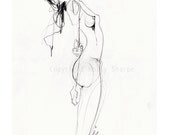 Distort // A2 LIMITED EDITION Giclée print from an original pencil drawing