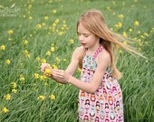 DRESS - "Little Matryoshka" Katie Dress - Sizes 6/12mo, 12/18mo, 2/3, 4/5, and 6/7 - Dolly dress also available