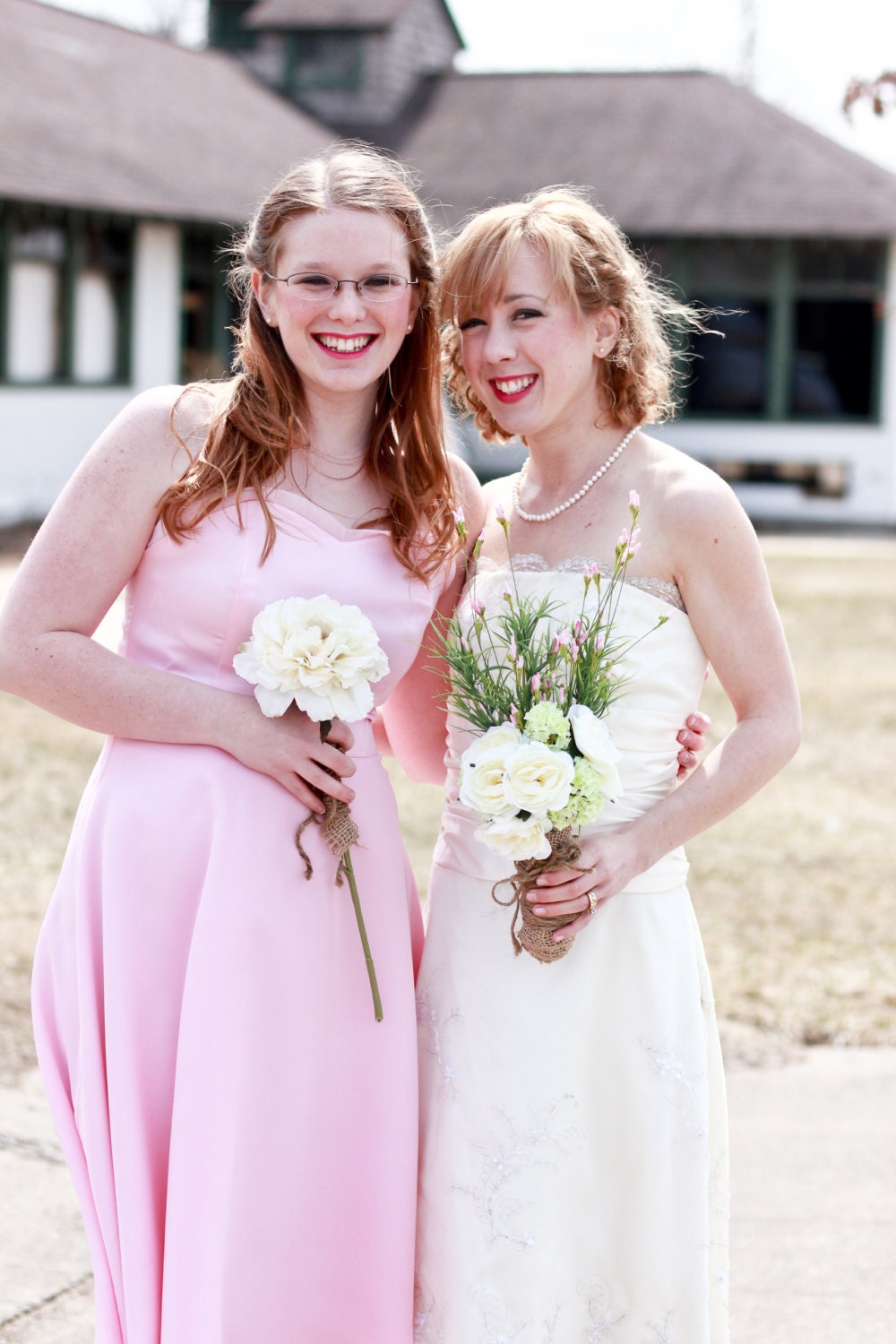 Pink Sweetheart Bridesmaid Dress, Party or Prom Dress, modest strapless bridesmaid dress, wedding party  - custom made in any color