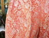 Stand By Your Man - 1950s - Rockabilly -  Country Western - NWOT - - Women's Western Pants - Peach Damask