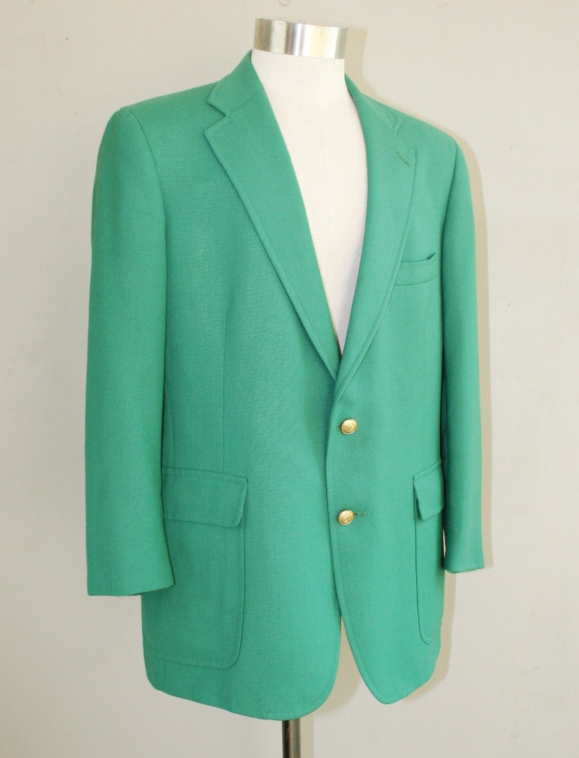 I bet Elin Woods is selling one just like this - Masters Green Jacket - Circa 80s - Ralph Lauren