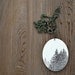 Grove Necklace in Graphite - Hand Painted Tree Artwork Pendant (Gro-PN-Gra)