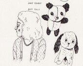 Original Pen and Ink Drawing from Sleep Without Shelter