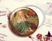 Pocket Mirror, Valentine, Party Favor, Mirror, Compact, Bridesmaid Gift, Baby Shower, Birthday, Stocking Stuffer - Cinderella