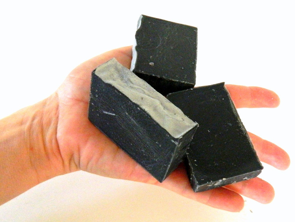 Activated Charcoal Soap / Black Soap / Facial Face Soap Bar / All Natural Soap
