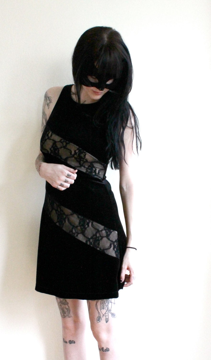 15 Dollar Spring Sale 1990s Vintage Grunge Babe Little Black Dress