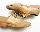 Vintage Suede Bucks With Leather Laces Size: US 9 1/2 EUR 43