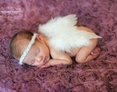 Baby Angel wings, you choose color either white or pink angel wings. Ready to ship. Great newborn photography prop