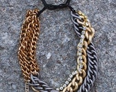 Chrome and Gold Necklace