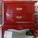 Hollywood Regency Nightstand Customize Vintage Poppy Cottage PAIR Available
