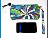 Wilcox-Sasaki Tiare Flower  - Mini Clutch - Gadget Bag - Cell Phone Bag