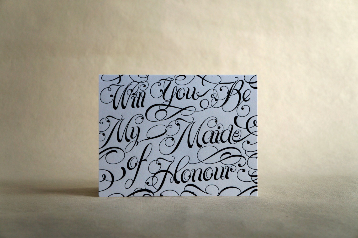 Flourish - Will You Be My Bridesmaid Letterpressed Cards
