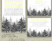 SALE 10% OFF - DIY Printable Ella Wedding Invitation Suite in Download Digital Files