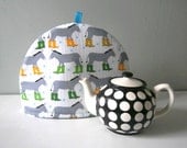 Tea Cosy / Cozy Rain Weather Wellies Donkeys