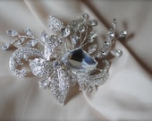 Ready to Ship, Rhinestone Bridal Comb, Wedding Hair Piece, Bridal Clip