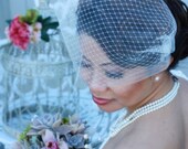 13 inch Double Layered Bandeau Birdcage Veil