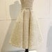 Custom Couture Dress Audrey Hepburn Inspired Lace 50s Wedding Gown