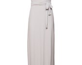Tee shirt dress.MAXI dress. Long grey dress. LIGHT grey dress. Womens maxi dress. Summer dress.Tshirt dress