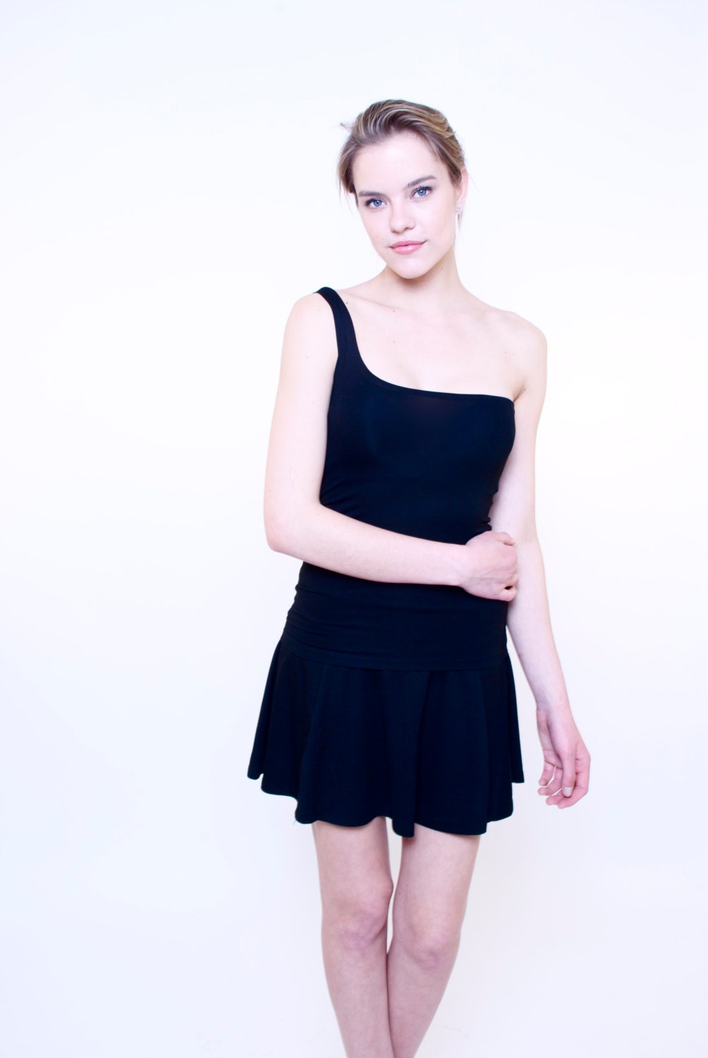 One Shoulder Tank Top - Free US Shipping - Donation to Unicef - Item MM-BLT13-29B0