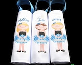 Personalized Flower Girls gifts bags summer wedding or bridal shower party or wedding give away favors