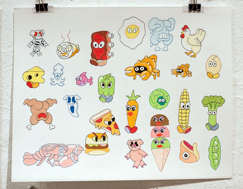 Mean Cuisine Original Art by Matt Furie