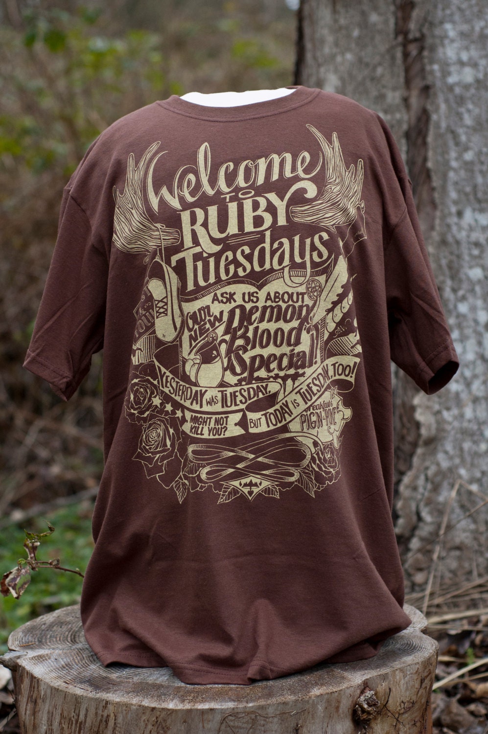 Supernatural - Sam Winchester T-Shirt - Hand Screen Printed