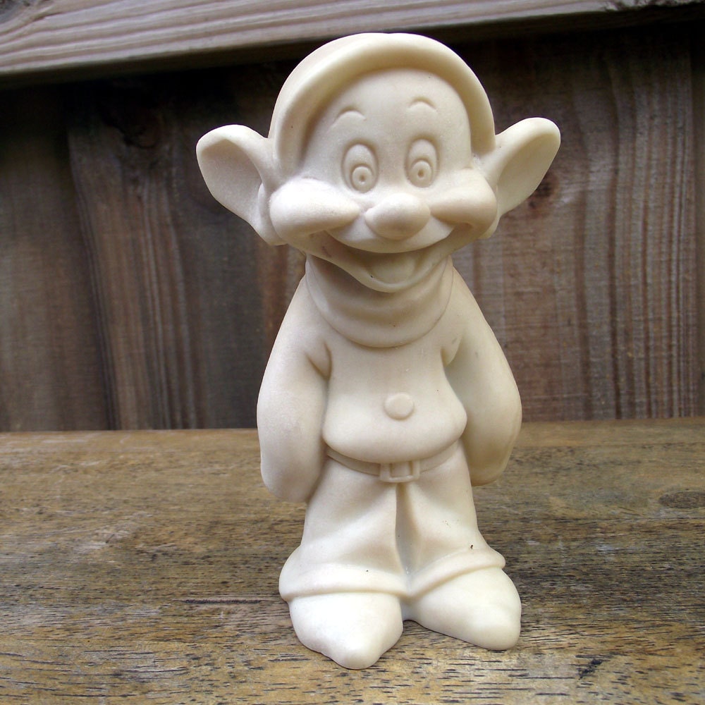 Disney Vintage Dopey Figurine Made of Variegated Cameonyx 1970s