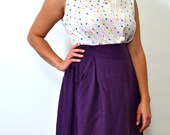 May Sale // 1990s Rainbow Hearts Tank Top // Plus Size