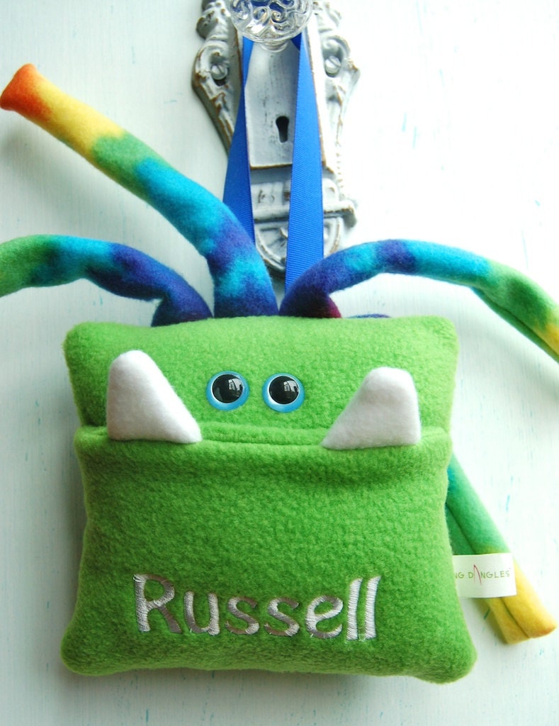 PERSONALIZED Tooth Fairy Monster Pillow