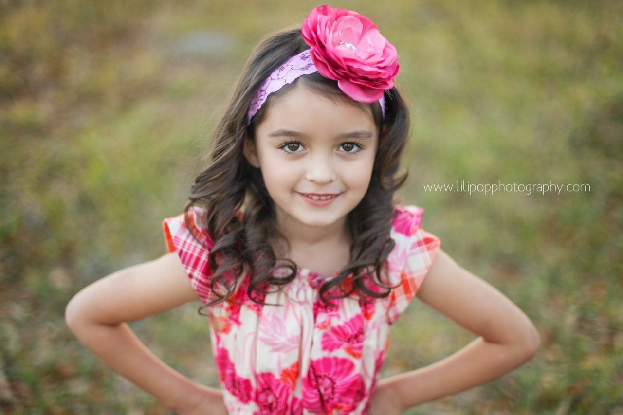 Deep Raspberry Pink bloom headband