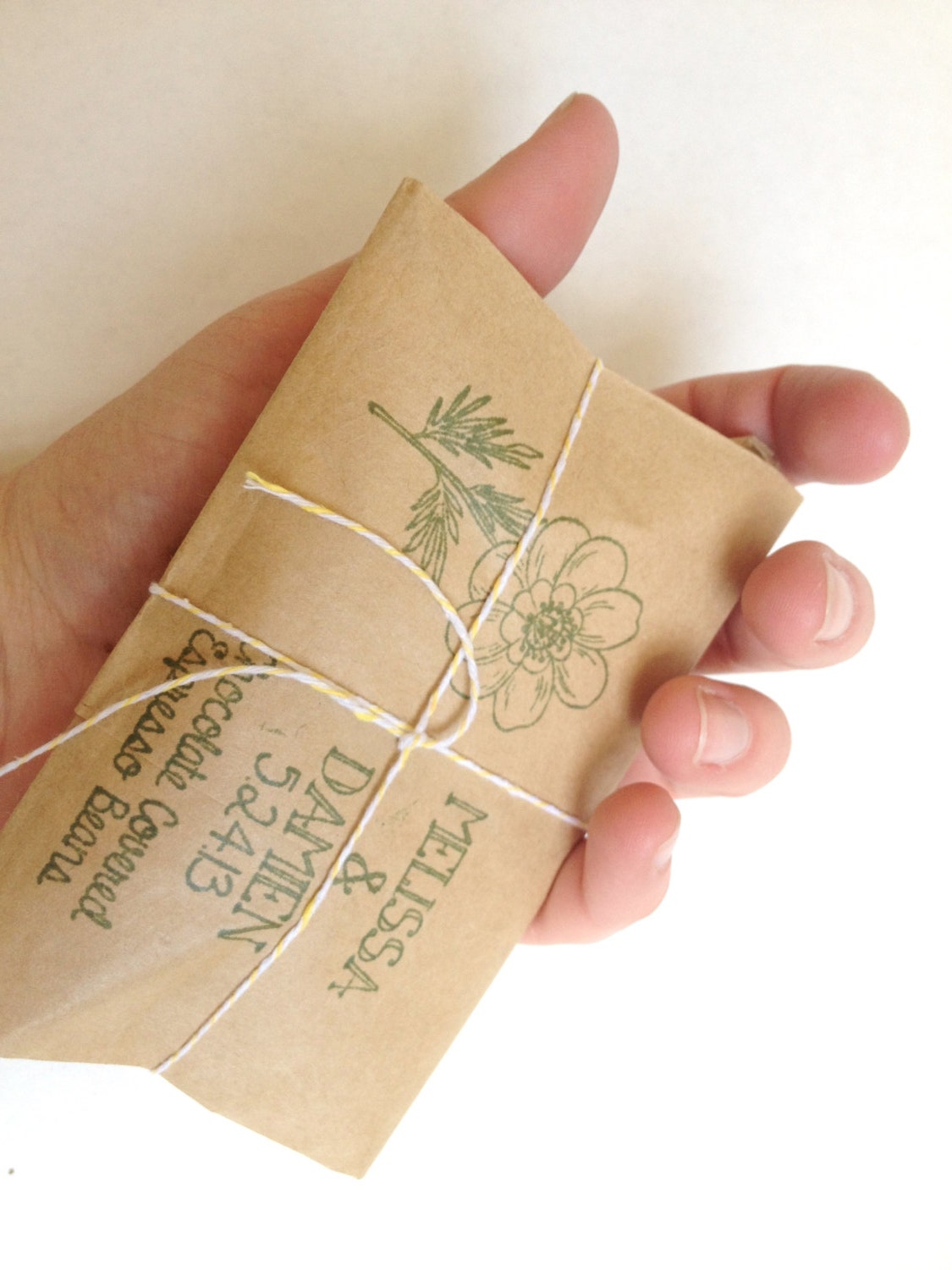 Unique Wedding Favors. New Designs-Summer Wedding Trends. Freshly Roasted Coffee Favors. Set of 50 with Custom Stamp.
