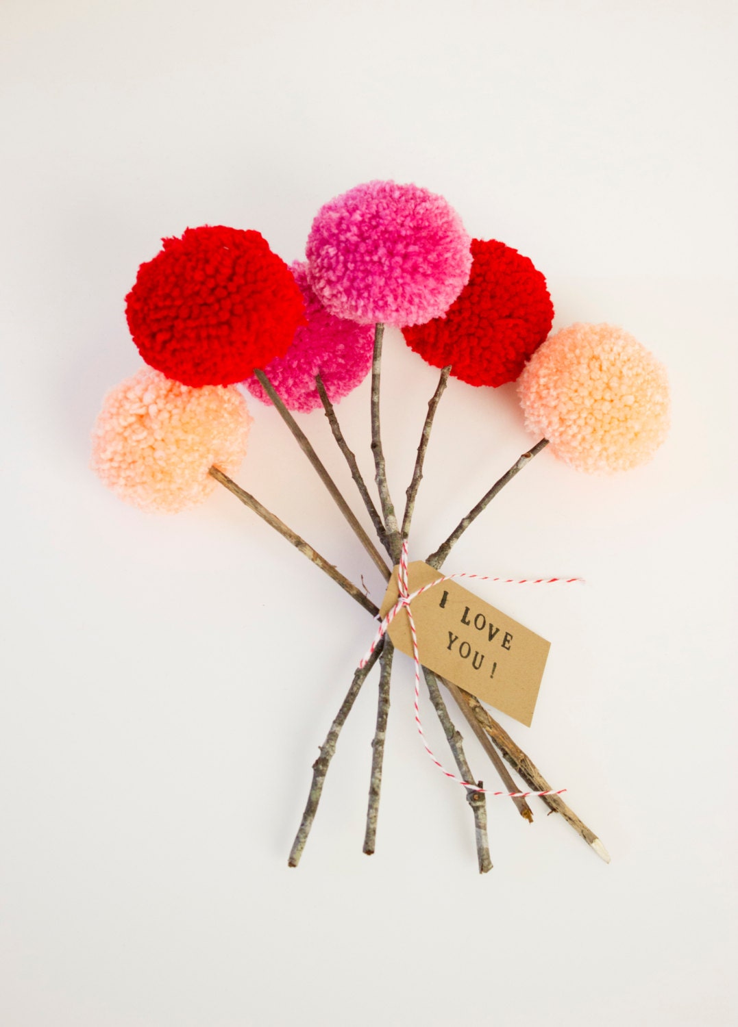Pom Pom Flowers Bouquet