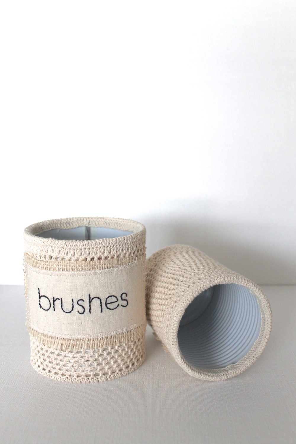 CRAFT SUPPLY ORGANIZER Hand Embroidered Containers Gifts for Artists
