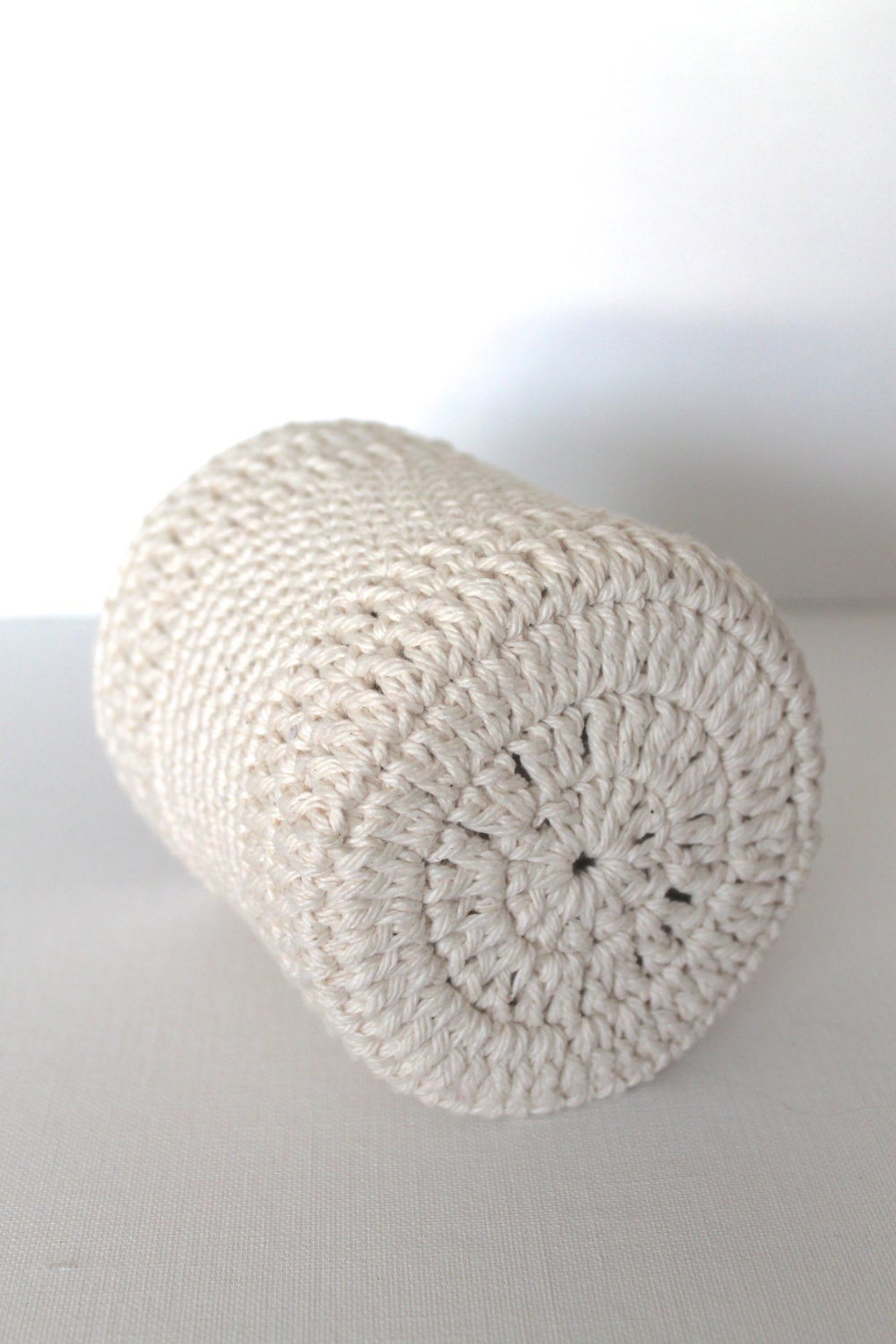 Desk Organizer CHUNKY WINTER CROCHET Pencil Holder Handmade