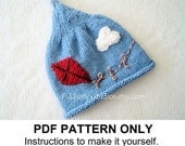 KNITTING PATTERN PDF - Hat Knitting Pattern - Baby Boy Hat Pattern (Newborn, Infant, Toddler, Child sizes) Children Spring Knitting Pattern