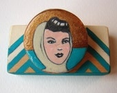 brooch. handmade & ooak. This is Frances
