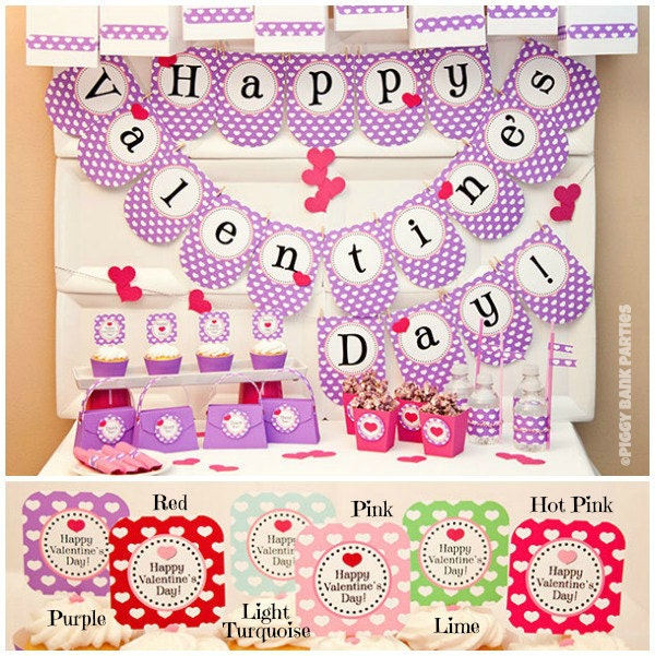 SIMPLY HEARTS Collection - Printable Valentine's Day Decor Il_570xn
