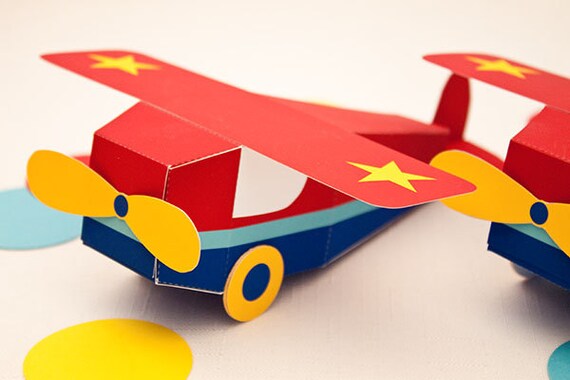 Go AirplaneFavor Box - DIY Printable PDF Il_570xn