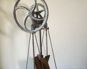 Vintage Extra Large Standing Dazy Butter Churner
