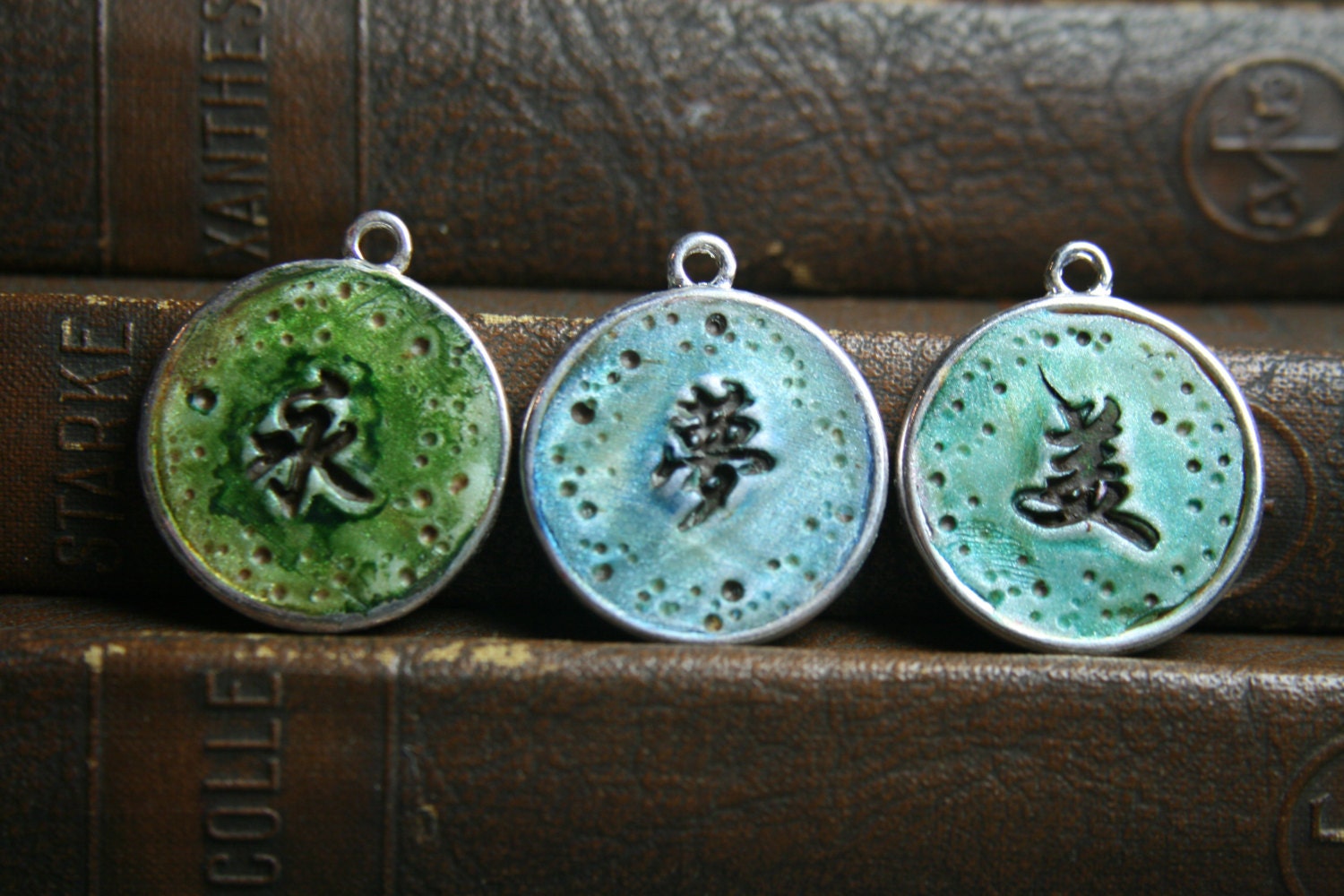 simply symbols - chinese chop pendants - chinese new year - simple truths pendant - MADE TO ORDER