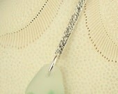 Eco Friendly Modern Minimalist Jewelry GENUINE Santa Cruz Sea Glass Necklace