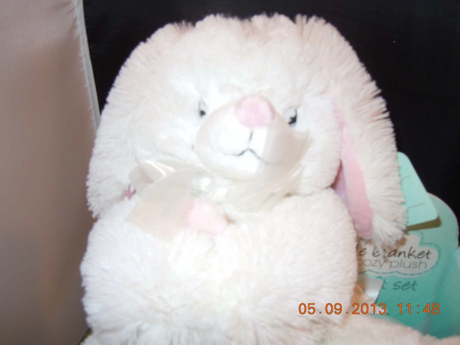 Baby Bunny toy with blanket-Personalized