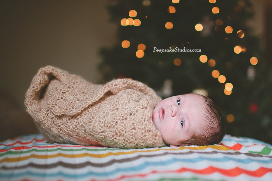 Newborn Blanket Photography Prop - Basket Filler - Layering Blanket - Crochet Baby Blanket - Newborn Photo Prop - Newborn Wrap