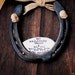 CUSTOM - The Fleur De Lis Love and Luck Horseshoe - Personalized for Your Home - The Handmade Original by Sycamore Hill