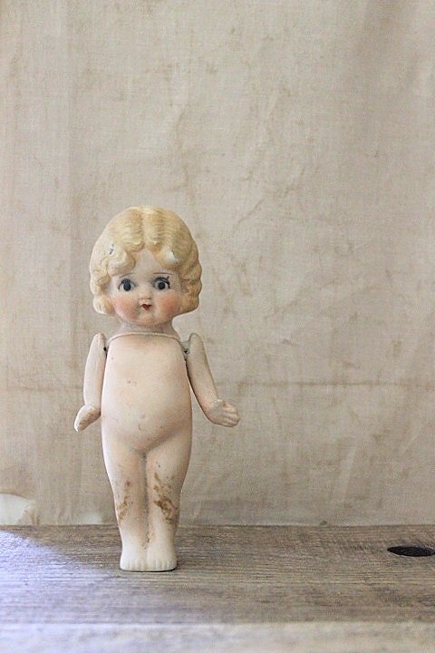 v i n t a g e bisque doll