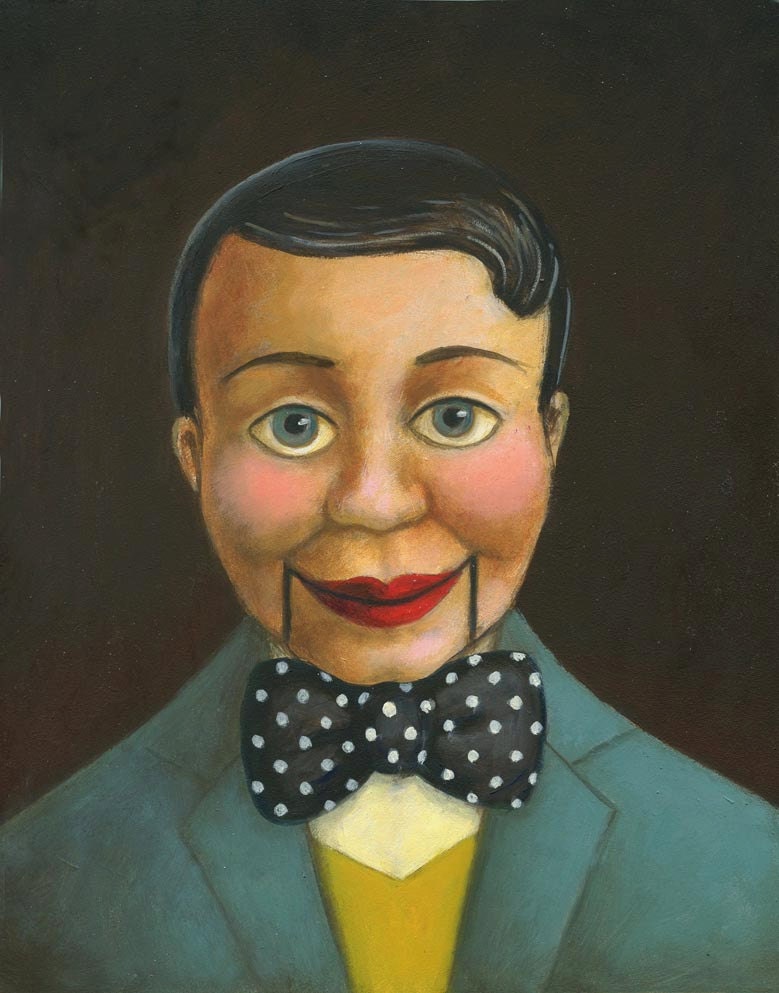 Ventriloquist Dummy in Blue